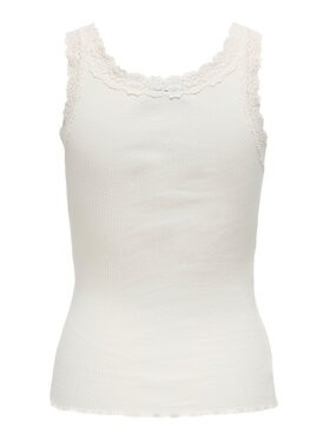 ONLY Top Sara 15345994 Kremowy Slim Fit