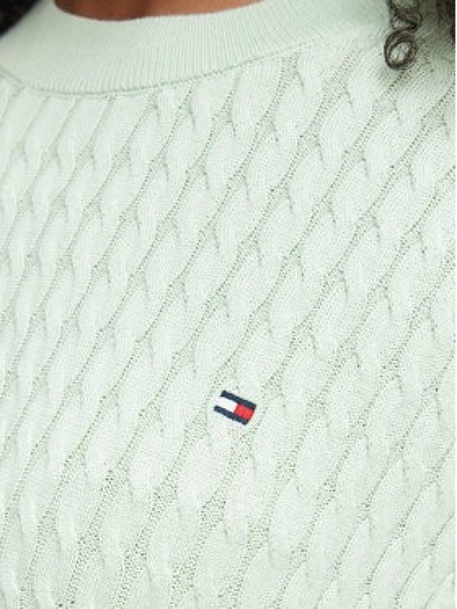 Tommy Hilfiger Sweter WW0WW44993 Zielony Regular Fit