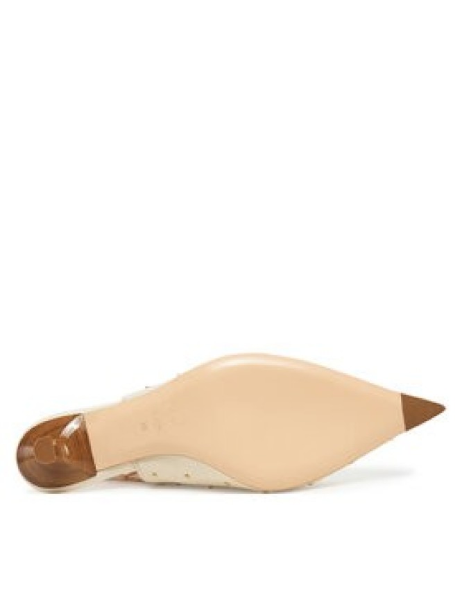 AGL Czółenka Lenor Studs D167022PCKS057G447 Écru