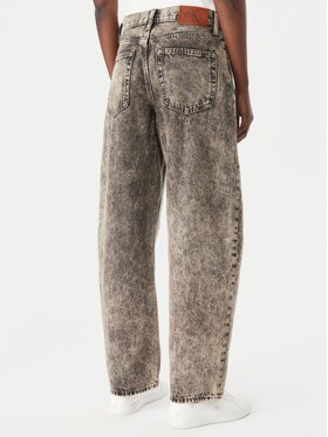 Calvin Klein Jeans Jeansy LV047H745G Brązowy Barrel Fit