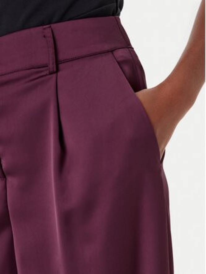 Rinascimento Spodnie palazzo CFC0124993003 Bordowy Wide Leg