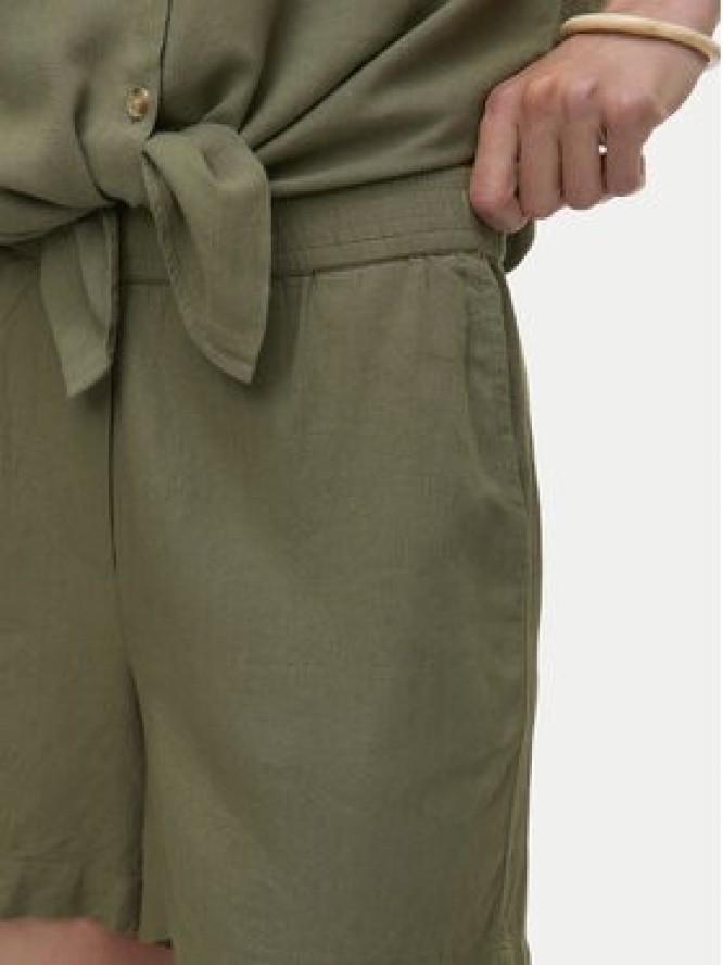 Vero Moda Szorty materiałowe Thea 10333804 Zielony Loose Fit