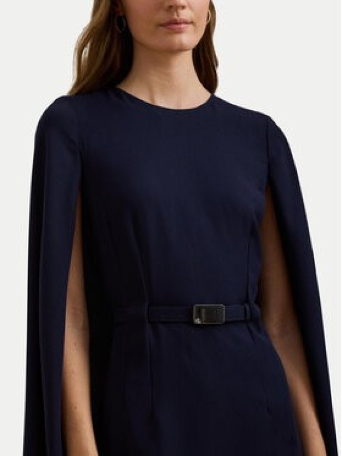 LAUREN RALPH LAUREN Sukienka koktajlowa 253963624002 Granatowy Slim Fit