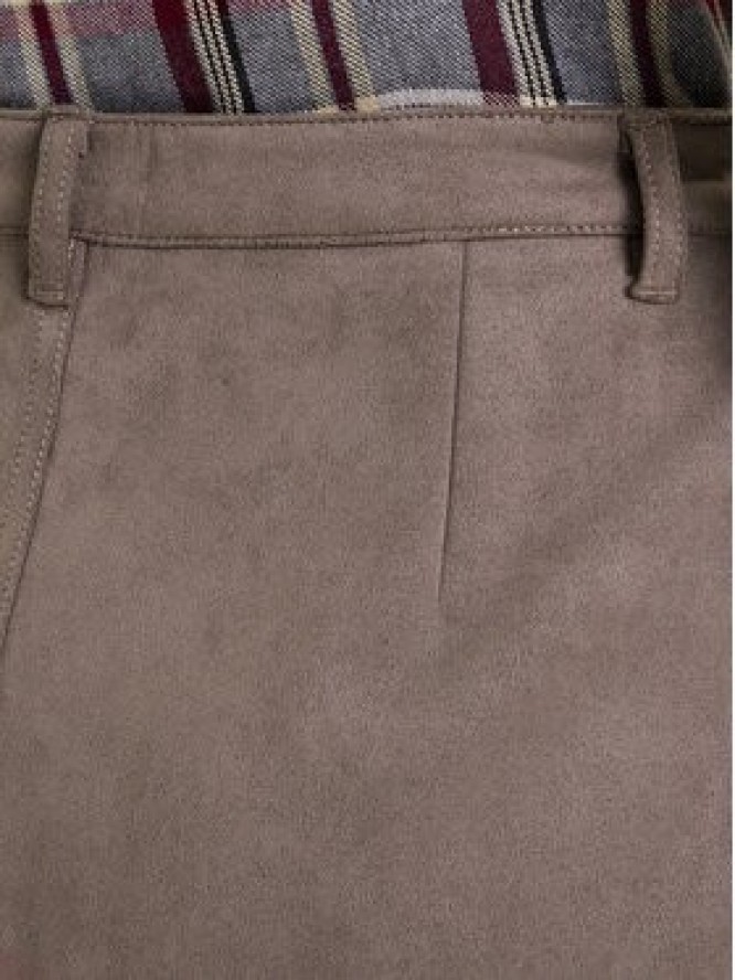 ONLY Spódnica z imitacji skóry Amazing 15351289 Beżowy Slim Fit