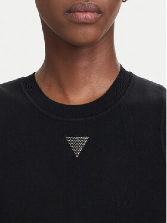 Guess Top W4GZ34 Z3F40 Czarny Slim Fit