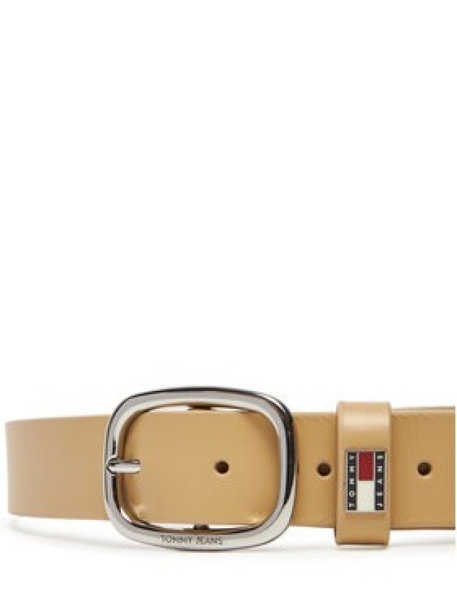 Tommy Jeans Pasek Damski Tjw Oval 3.0 AW0AW15836 Écru