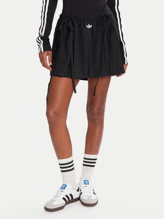 adidas Spódnica mini Ribbon JX2554 Czarny Regular Fit
