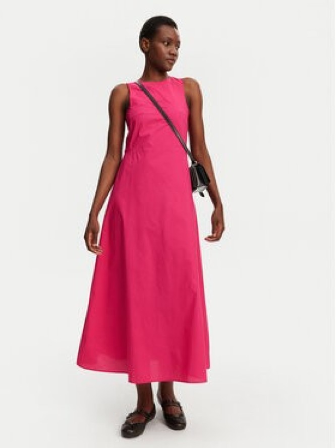 ViCOLO Sukienka codzienna TD0650 Różowy Regular Fit