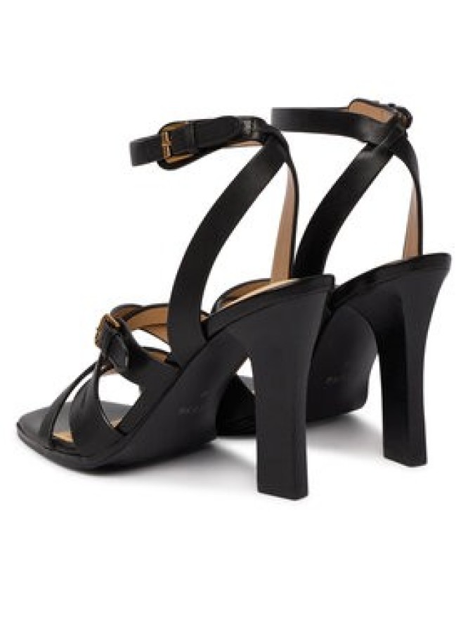 Guess Sandały FLJRAD LEA03 Czarny