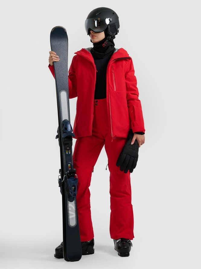 4F Kurtka narciarska membrana 15000 damska - czerwona XXL