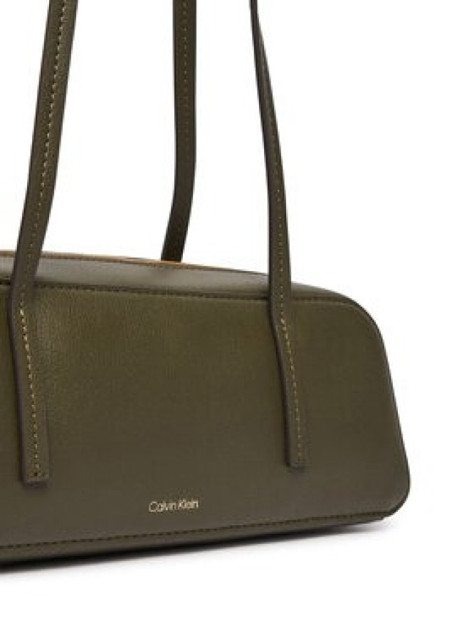 Calvin Klein Torebka Foil Logo Bauletto LV04F3636G Zielony ciemny