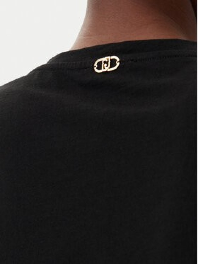 Liu Jo T-Shirt WA5146 JS923 Czarny Regular Fit