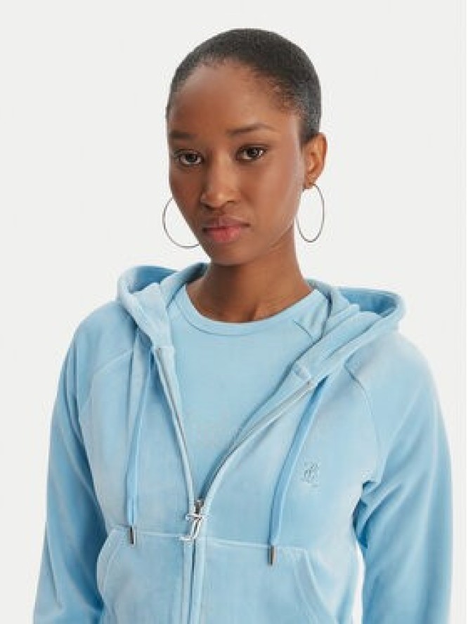 Juicy Couture Bluza Madison JCWAS126326 Błękitny Slim Fit