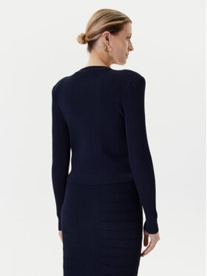 Guess Kardigan W5YR09 Z0130 Granatowy Regular Fit