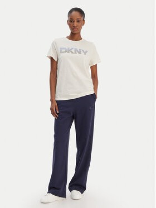 DKNY Sport T-Shirt DP6T1557 Écru Relaxed Fit