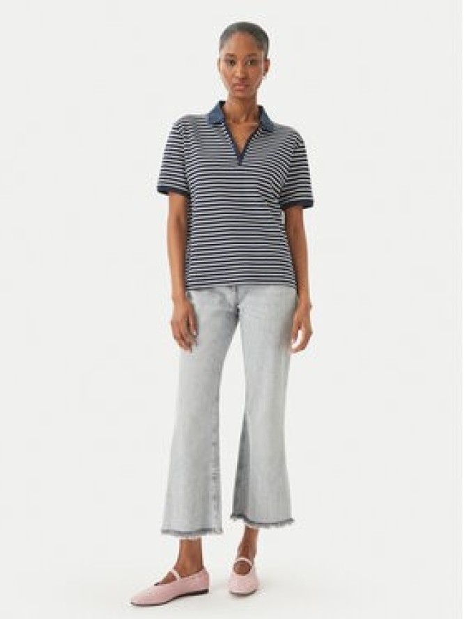 Tommy Hilfiger Polo WW0WW48720 Granatowy Relaxed Fit