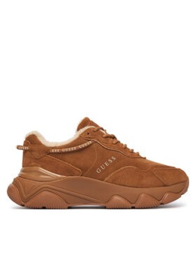 Guess Sneakersy FLFMI3 SUE12 Brązowy