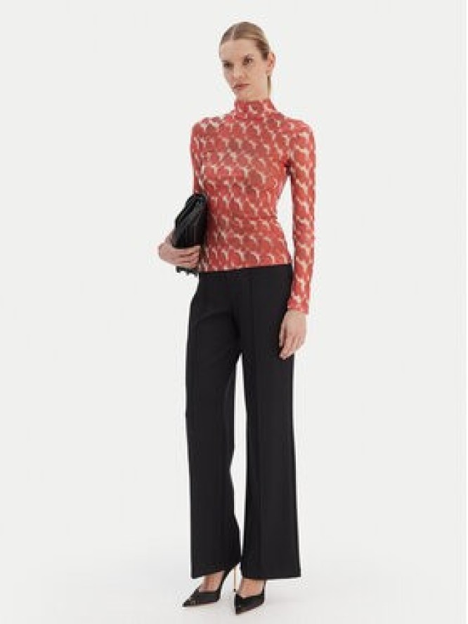 Bardot Bluzka Alba 60287TB Czerwony Slim Fit