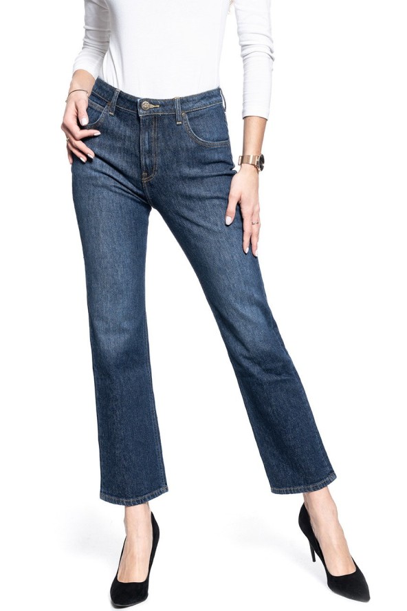 LEE CAROL BOOT 70'S BOOTCUT DAMSKIE SPODNIE JEANSOWE DARK ROBERTO L30NPOAW 112106525