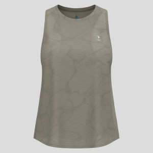 Koszulka damska bez rękawów Odlo ZEROWEIGHT ENGINEERED CHILL-TEC Tank crew neck