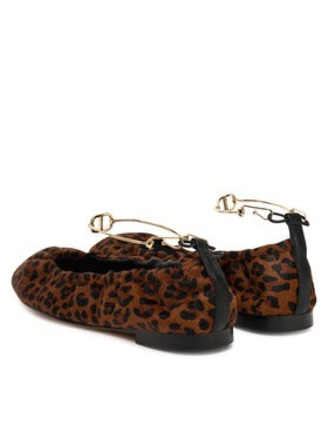 TWINSET Baleriny 252TCP224 Brązowy