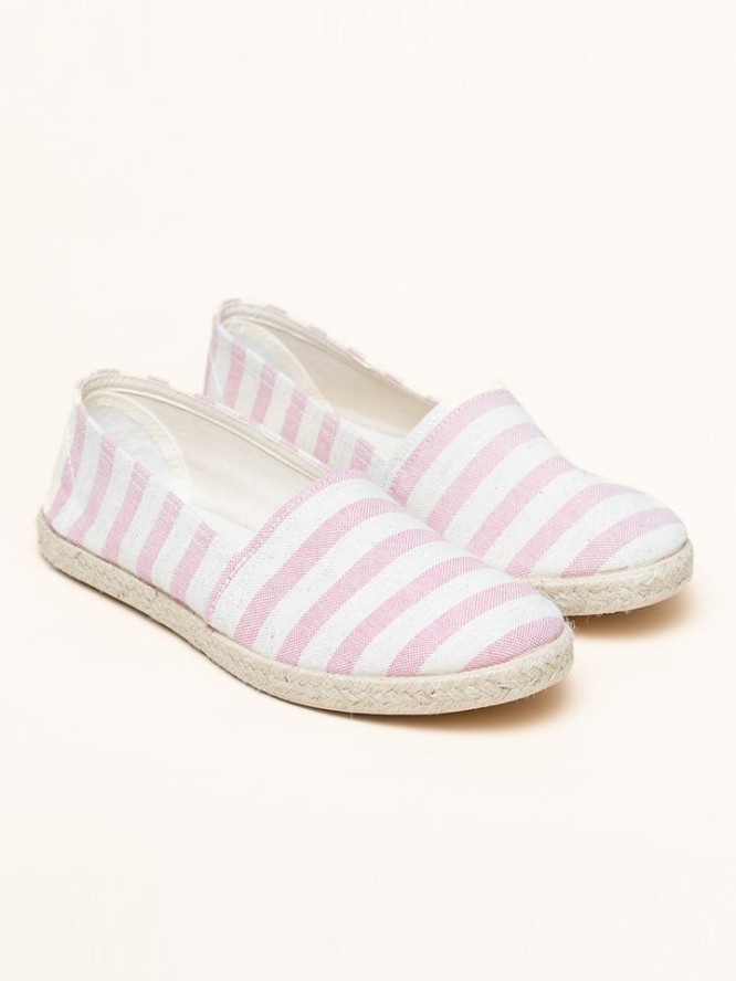 kitz-pichler Espadryle "Camping Linen duo" w kolorze białym rozmiar: 37