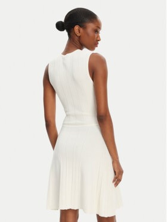 Marciano Guess Sukienka dzianinowa 5GGK26 5874Z Écru Regular Fit