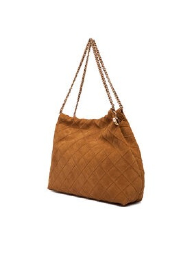 Tory Burch Torebka Fleming Suede 166064 Brązowy