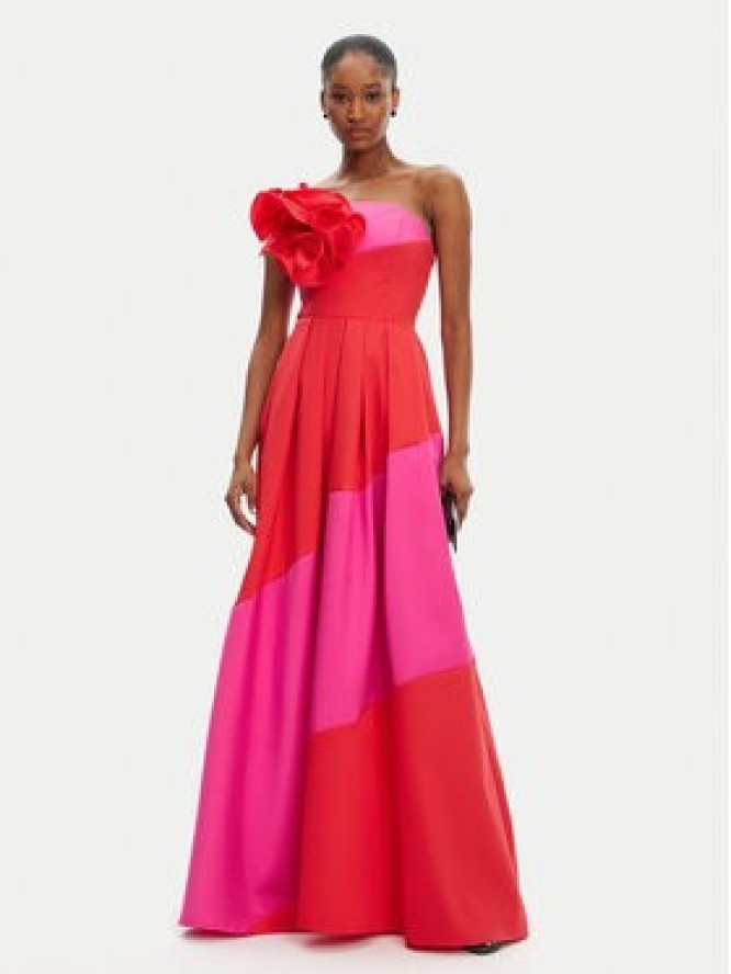 Babylon Sukienka wieczorowa S00873 Czerwony Regular Fit