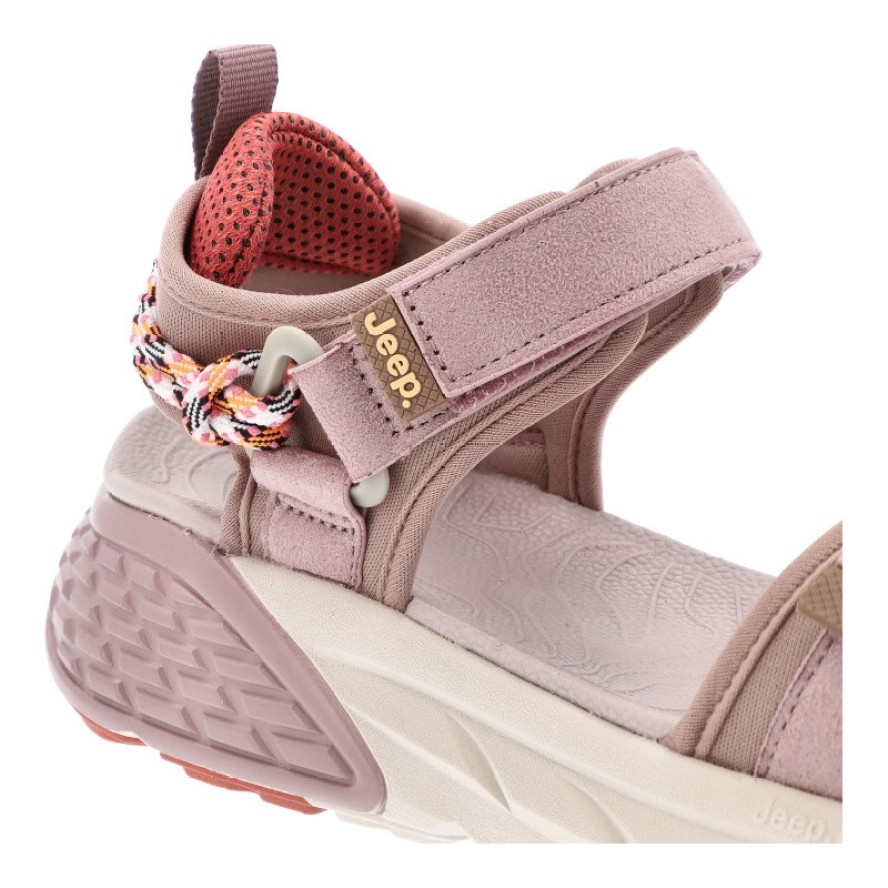 Różowe Sandały Jeep Wygodne Obuwie Damskie