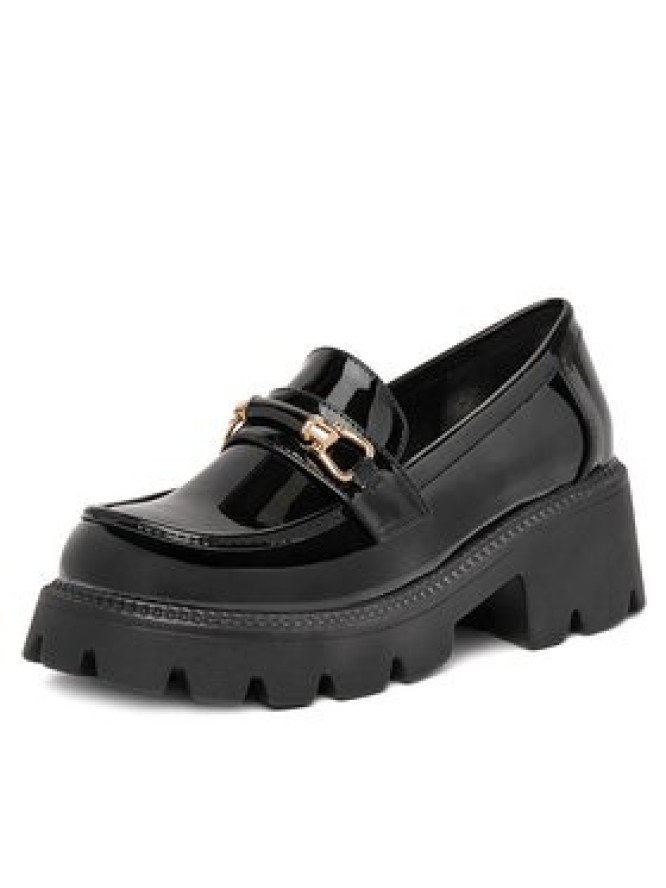 DeeZee Loafersy FBD-20306 Czarny