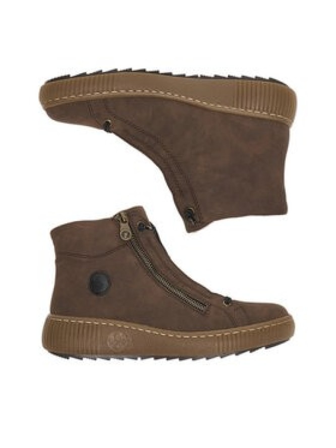 Rieker Trzewiki CEO-Z6660-25 Brązowy