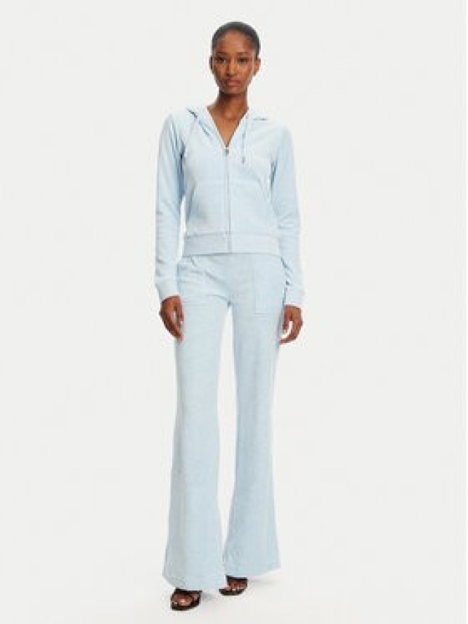 Juicy Couture Spodnie dresowe Layla JCSEBJ001 Błękitny Flared Leg