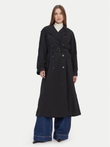 Tommy Hilfiger Trencz WW0WW45632 Czarny Oversize