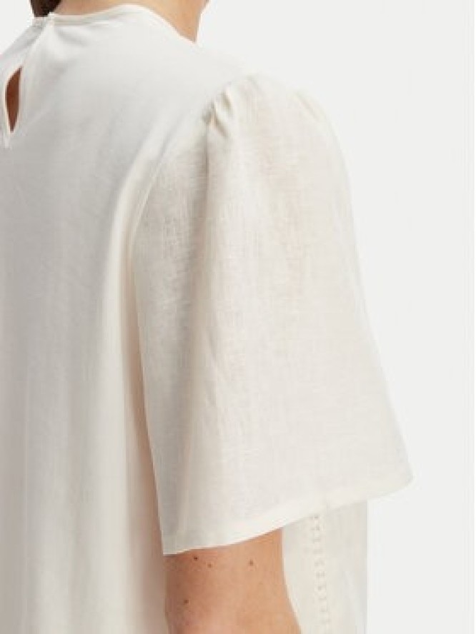 Weekend Max Mara Bluzka Bacino 2615941082 Écru Relaxed Fit