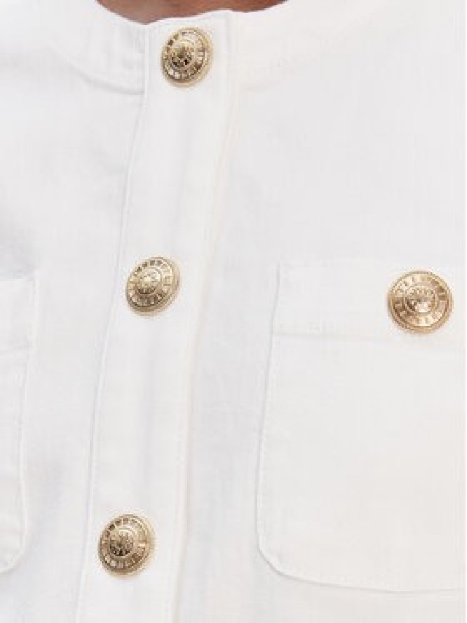 Liu Jo Sukienka jeansowa UA6334 D0275 Biały Regular Fit