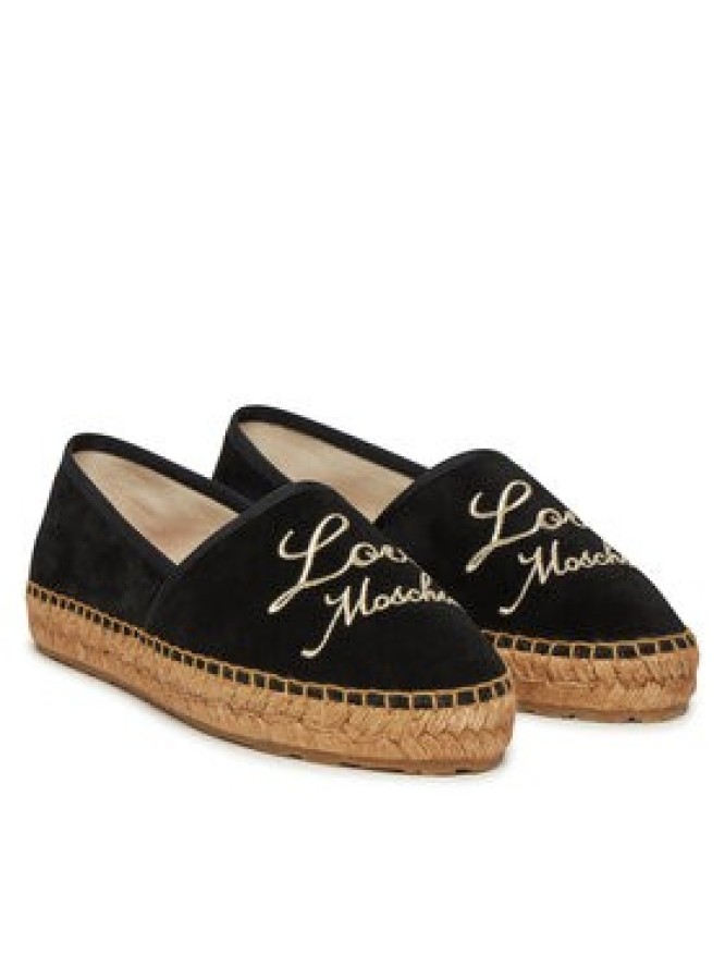 LOVE MOSCHINO Espadryle JA10272G0MIG0000 Czarny