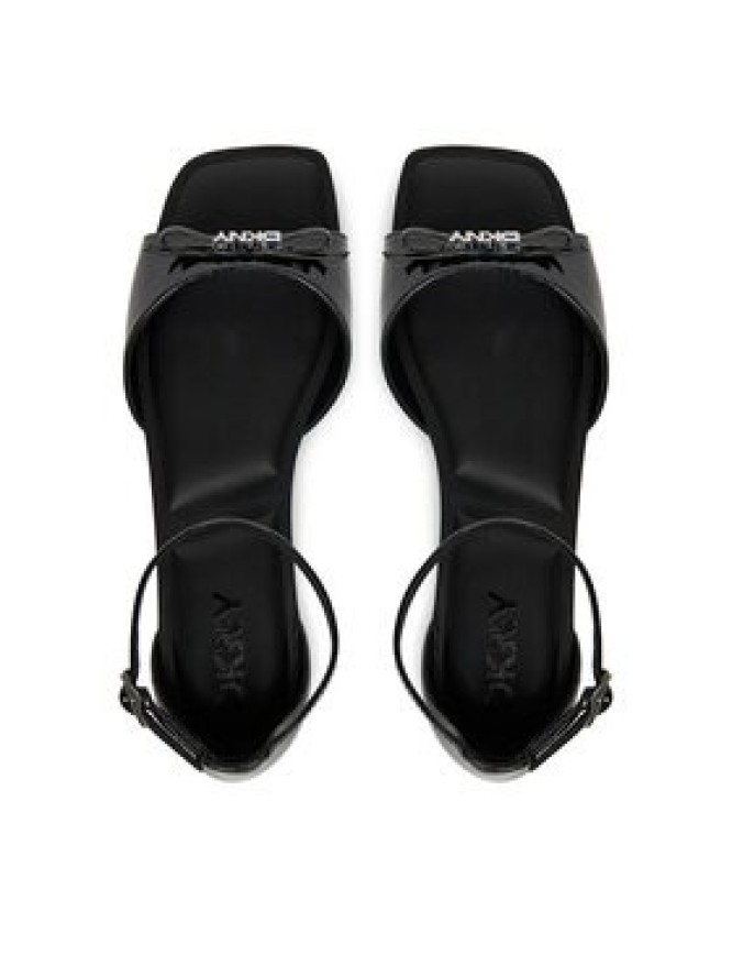 DKNY Sandały Dazey Flat Ankle Strap K1599651 Czarny
