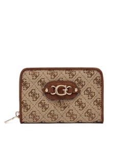 Guess Portfel Samantha Slg SWJG23 13140 Brązowy jasny