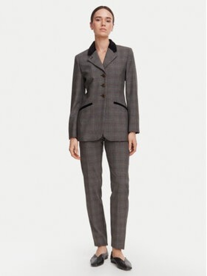 Marella Spodnie materiałowe Epoca 2623136014 Szary ciemny Regular Fit
