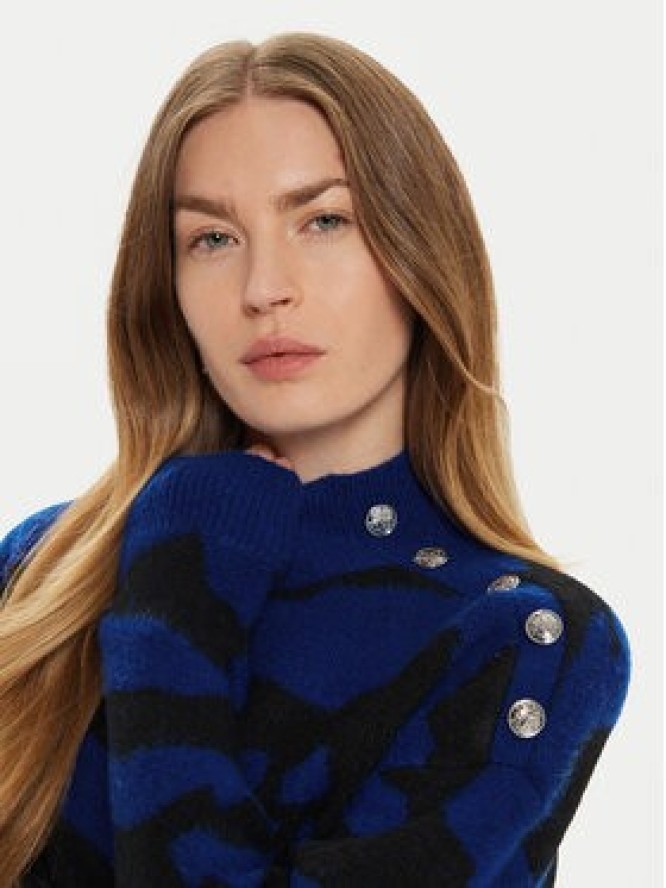 Morgan Sweter 242-MFELIX Niebieski Regular Fit