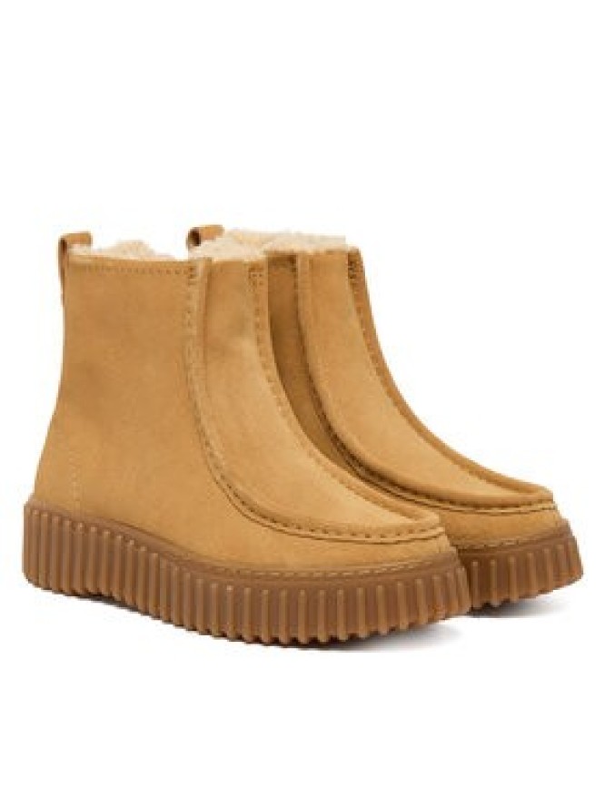 Clarks Botki Torhill Cozy 26182911 Brązowy
