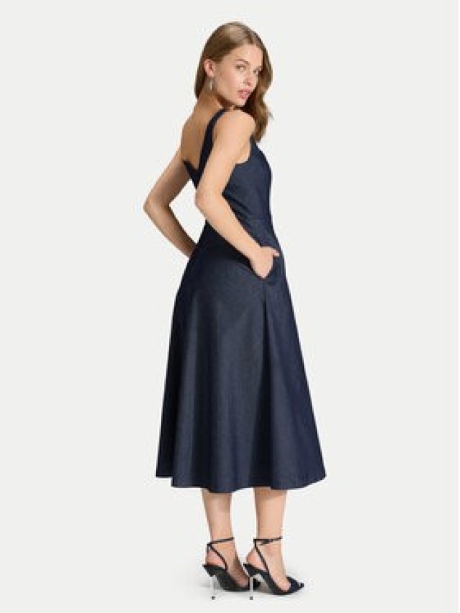 Swing Sukienka koktajlowa 5AK13800 Granatowy Regular Fit