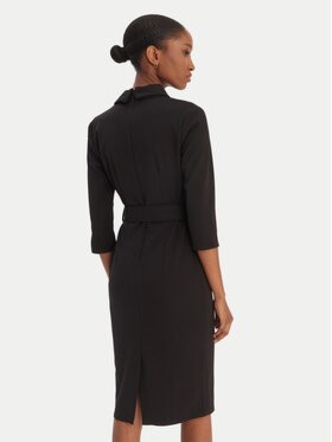 Rinascimento Sukienka koktajlowa CFC0126777003 Czarny Slim Fit