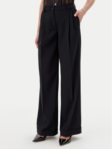 Pinko Spodnie materiałowe Peru' 103701 A1XX Czarny Regular Fit