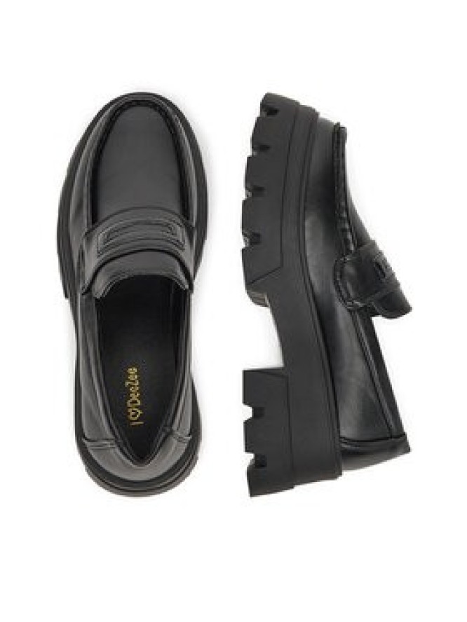 DeeZee Loafersy KX2212004 Czarny