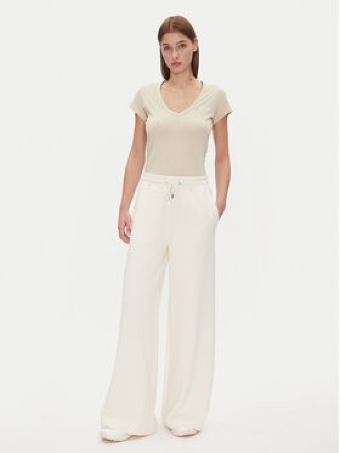 BOSS T-Shirt C_Eslane_4 50540432 Beżowy Slim Fit