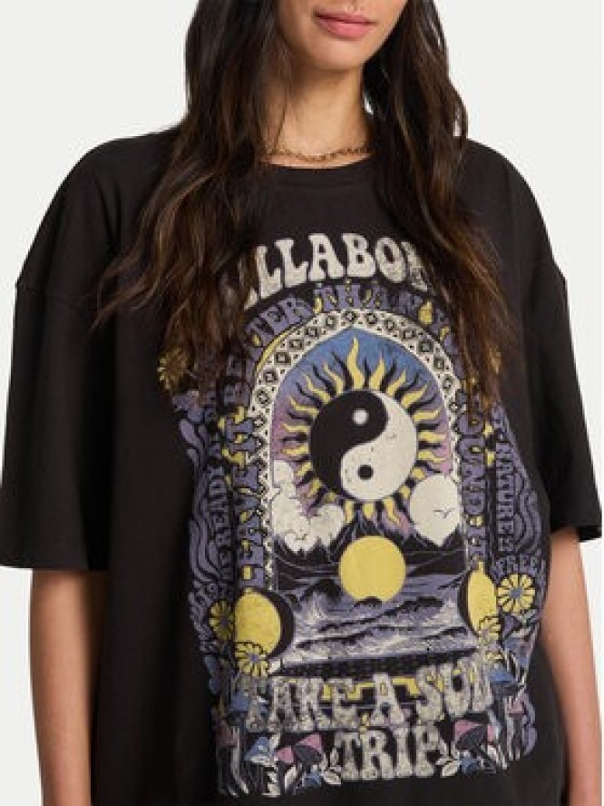 Billabong T-Shirt Surf Trip EBJZT00593 Czarny Loose Fit