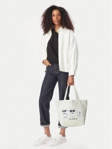 KARL LAGERFELD Torebka B4W50030 Kremowy