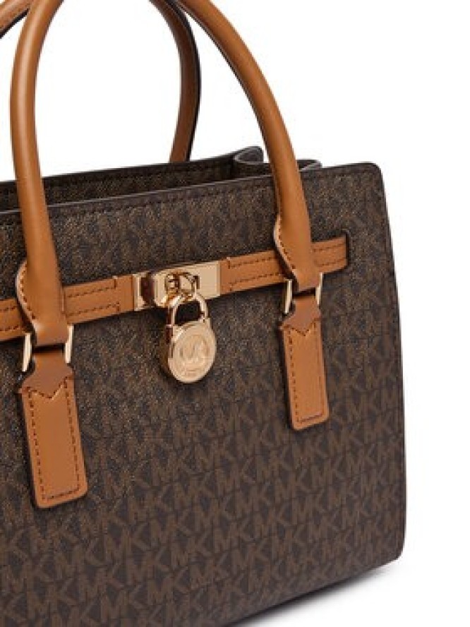MICHAEL Michael Kors Torebka Hamilton Moderne 30T6GNXS1B Brązowy ciemny